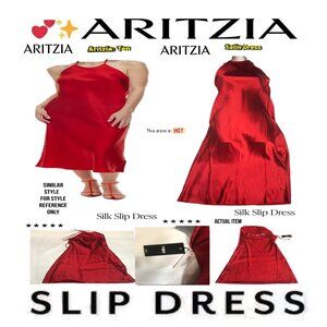 🛑 ARITZIA Ten➕🆒 DRESS Speakeasy SLIP Halterneck GOWN Formal Casual 💸BUY NOW‼️